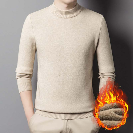 Slim Fit-tröja med hög hals för herr