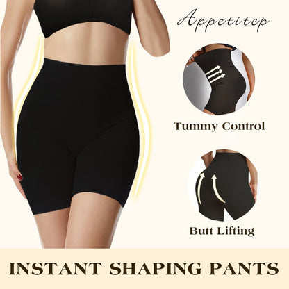 ⌛ 50% RABATT NU! Högmidjade shape-shorts – platt mage, lyfter rumpa & formar figuren 🔥