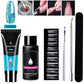 Värde rabatt - Specialerbjudande för semestern 7 delar Crystal Nail Art Extension Adhesive Set