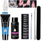 Värde rabatt - Specialerbjudande för semestern 7 delar Crystal Nail Art Extension Adhesive Set
