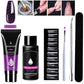 Värde rabatt - Specialerbjudande för semestern 7 delar Crystal Nail Art Extension Adhesive Set