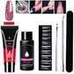 Värde rabatt - Specialerbjudande för semestern 7 delar Crystal Nail Art Extension Adhesive Set