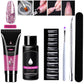 Värde rabatt - Specialerbjudande för semestern 7 delar Crystal Nail Art Extension Adhesive Set