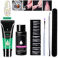 Värde rabatt - Specialerbjudande för semestern 7 delar Crystal Nail Art Extension Adhesive Set