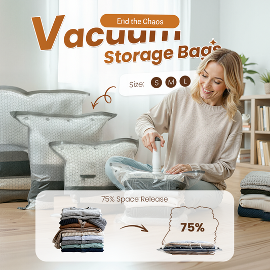 🎁 Resevakuumförvaringspåsar & Portabel Pumpuppsättning