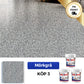 Epoxigolvbeläggning med högglansig marmoreffekt