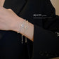 💖HET FÖRSÄLJNING 50% RABATT💖✨Armband med Cubic Zirconia-stenar i koppar, utsökt lyxig glittrande accessoar för kvinno