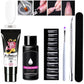 Värde rabatt - Specialerbjudande för semestern 7 delar Crystal Nail Art Extension Adhesive Set