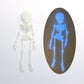 3D-printad magnetisk figur i form av ett vintage-skelett 🎃