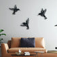 🔥BIG SALE 49%-OFF🔥Uppsättning av 3 Metall Hummingbird Wall Art Decor ✨