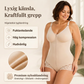 Shapewear bodysuit – magkontroll med frontzip, 360° kompression & avtagbara axelband 👗💪