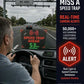 🚗50 % RABATT NU! Head-Up Display-GPS med digital hastighetsmätare för bilen – nedräkning till trafikljus och varning för rödljuskameror (HUD), universell säkerhetsvarnare för förare som hjälper dig undvika böter vid stadskörning