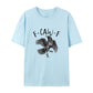 ✨Humoristisk T-shirt med kråka – Säg det med ett krax!