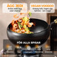 🍳🔥 Obelagd järnpanna – ju mer du använder, desto bättre non‑stick – utan kemikalier, utan flagnande beläggning 🍳