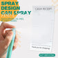 Termiskt känsligt papper Spray