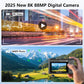 8K digitalkamera med 88 MP och 3-tums 180° vändbar skärm
