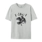 ✨Humoristisk T-shirt med kråka – Säg det med ett krax!