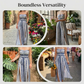 👗 50% RABATT NU! 🌺 Geometrisk Jumpsuit med Sidoslits – Elastisk Rygg & Unikt Mönster ✨