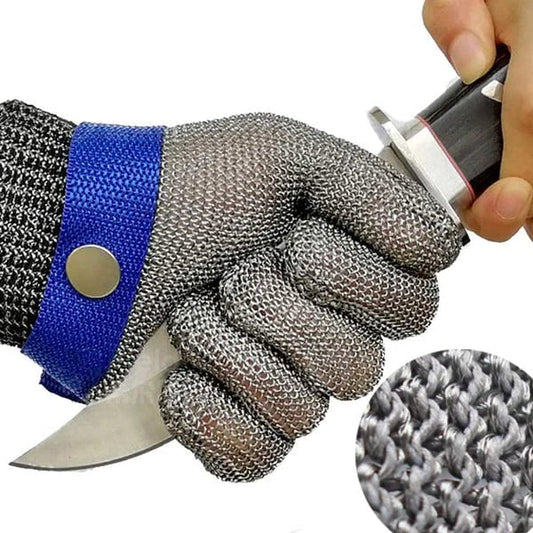🎁 JULFÖRSÄLJNING – 50% RABATT! Metallhandskar i rostfritt stål av livsmedelskvalitet – ANSI A9 skärskydd, 316L rostfritt & livsmedelsklassat – perfekt för matlagning, slakt, ostron, fiske och säkerhetsarbete 🛡️✂️