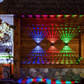✨Last Day 49% OFF☀️4 LED Solar Colorful Wall Lights Outdoor Light Waterproof