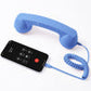 🔥 60% RABATT! 📞 RETRO TELEFONHANDTAG - Fungerar som Mikrofon för Mobiltelefon, Unik Vintage Design med Kristallpärledetaljer ✨🎶