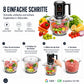 🔪Trådlös kökskvarn med USB-anslutning för kött, såser och mycket mer – snabbt, hygieniskt och enkelt! 🍖🥦