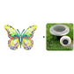 🦋 Väggdekoration i metall i form av en fjäril ✨——🌳 Utomhusdekoration