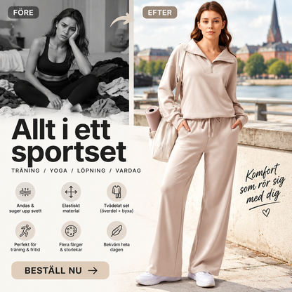 ❄️ 50 % RABATT! ⏰ 2-delat sportset för damer ✨