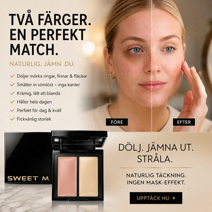 ✨ Tvåfärgad concealer i krämform