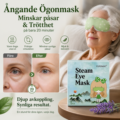 5-pack ögonmasker med varm kompress av malört
