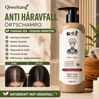 🌿 Qiweitang schampo mot håravfall
