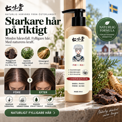 🌿 Qiweitang schampo mot håravfall