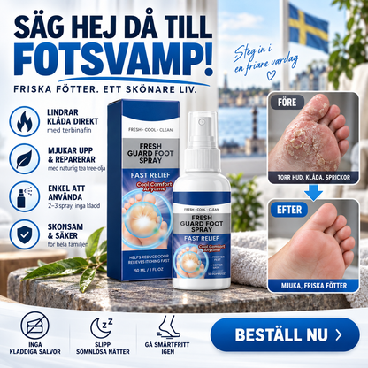 ⚕️Fotvårdspray av medicinsk kvalitet