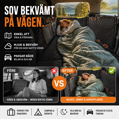 🚗 Vikbar sovmatta för bilsätet – resans höjdpunkt