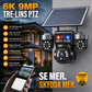 "🌞 360° Solpowerad Övervakning | 3-skärms Realtidsvisning 🌐 | 0 Elräkning 💚"
