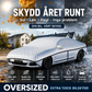 Tjock halvbilskåpa – skydd mot sol och snö