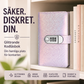 ✨Glittrig sparbok med lösenordslås📒