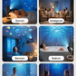 🌌 50 % RABATT NU! 💫 USB-lampa med stjärnhimmelprojektion – 13 utbytbara filmskivor & flexibel hals – perfekt för sovrummet ✨