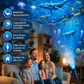 🌌 50 % RABATT NU! 💫 USB-lampa med stjärnhimmelprojektion – 13 utbytbara filmskivor & flexibel hals – perfekt för sovrummet ✨