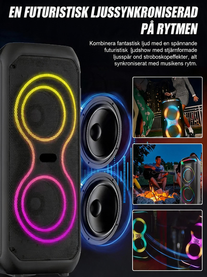 📢📢Trådlös Bluetooth-högtalare med subwoofer