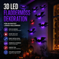 🦇 50% rabatt 🎃 Halloween 3D fladdermus dekorativa klistermärken Set