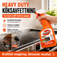 Kraftfullt rengöringsmedel för att ta bort köksfett