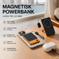 3-i-1 magnetisk trådlös portabel powerbank med inbyggt stativ