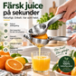 🍊 Bärbar manuell citruspress i zinklegering, stor storlek