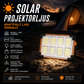 ☀️soldriven bärbar lampa, multifunktionell strålkastare för camping och nödsituationer