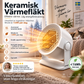 🔥Bärbar varmluftsfläkt med svängfunktion