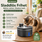 Smart kattfontän med rörelsesensor