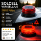 Soldriven blinkande lampa