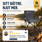 Bärbar hopfällbar campingstol med kopphållare