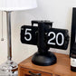 Modern Digital Mechanical Retro Flip Down Clock wіth Internal Gear Operated